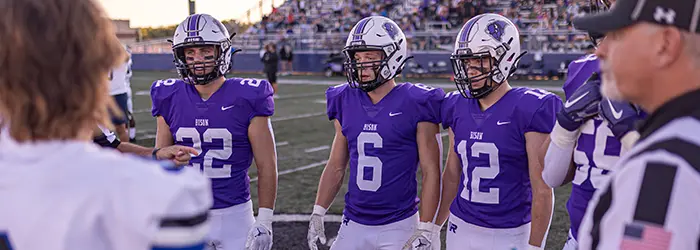 Buffalo Bison Captains at the coin toss