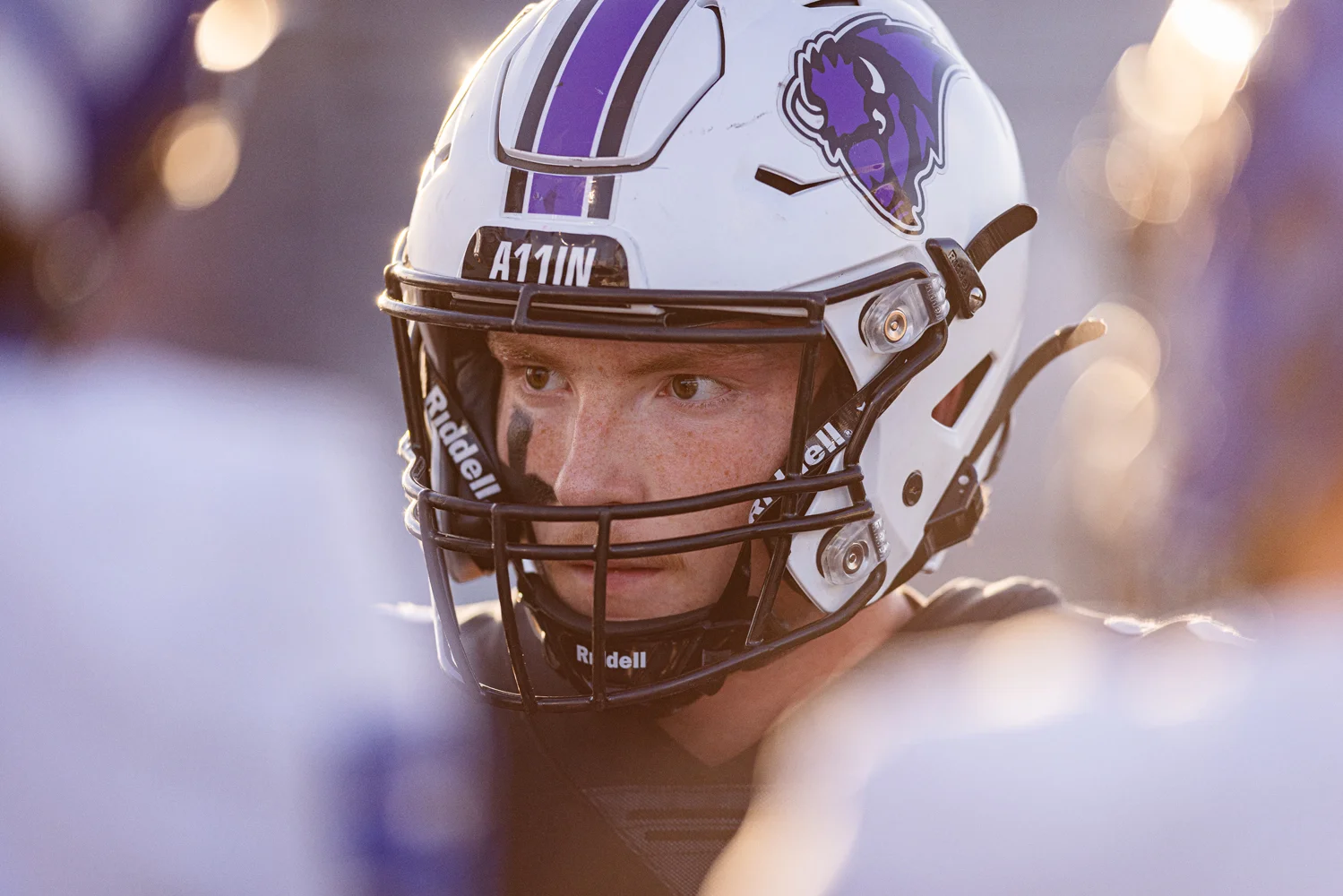 Bison Captain at the coin toss