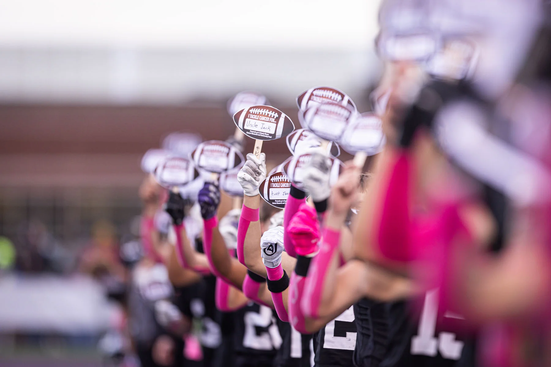 I tackle cancer for them