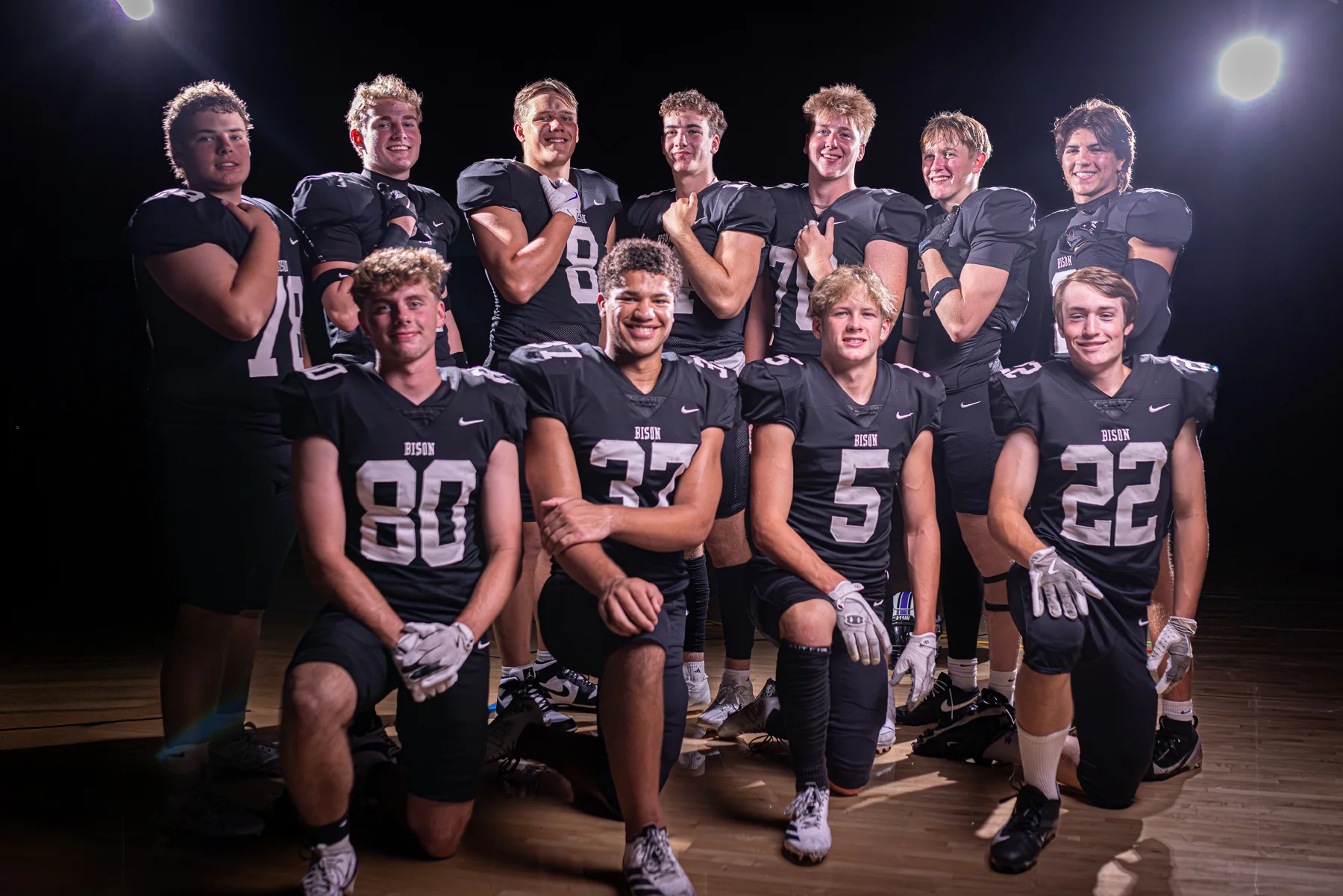 Buffalo Bison Football All Smiles