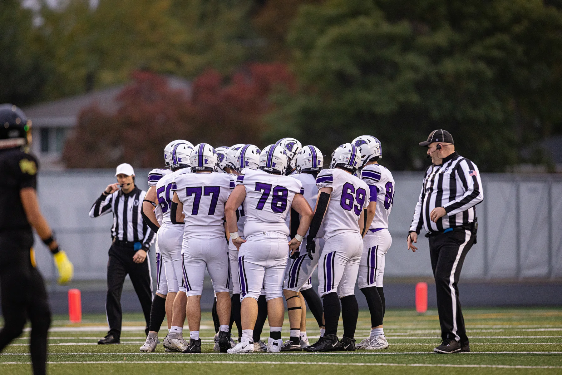 Offense in the huddle