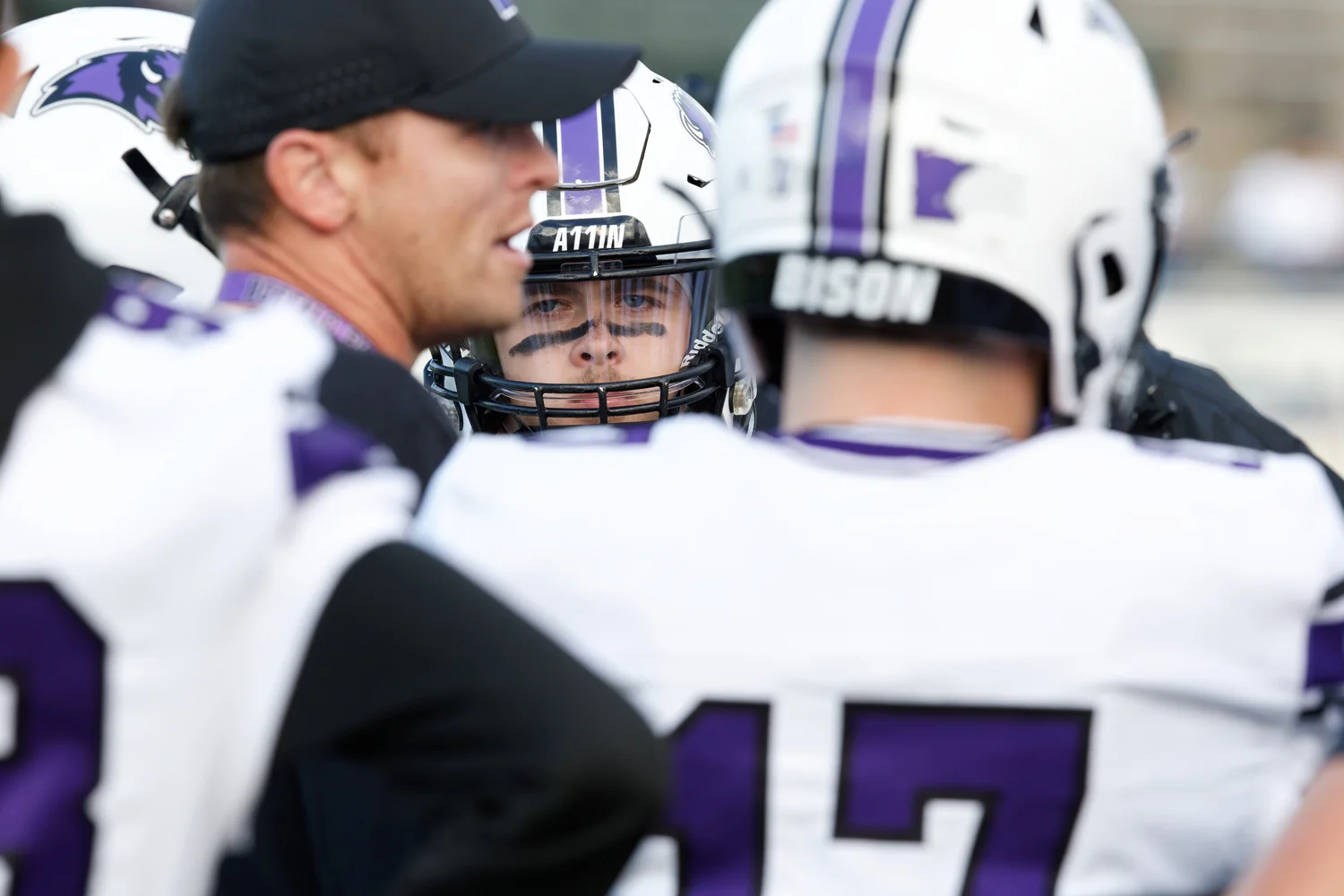 Bison Focused on Coach